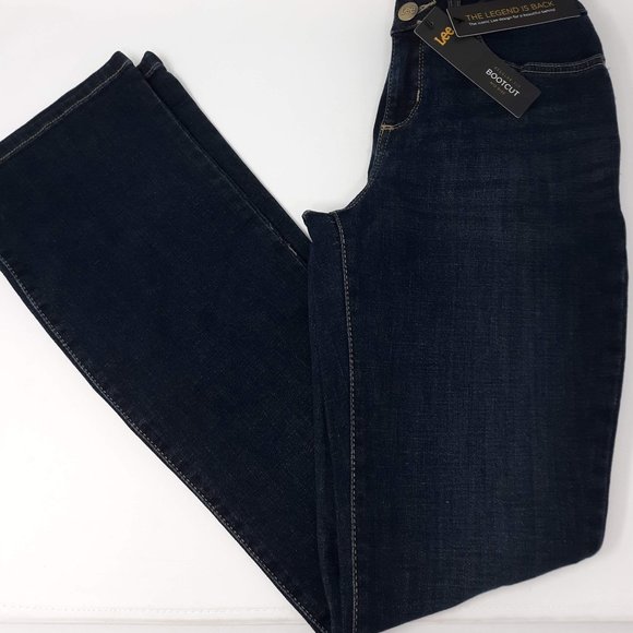 lee women's relaxed fit bootcut jeans